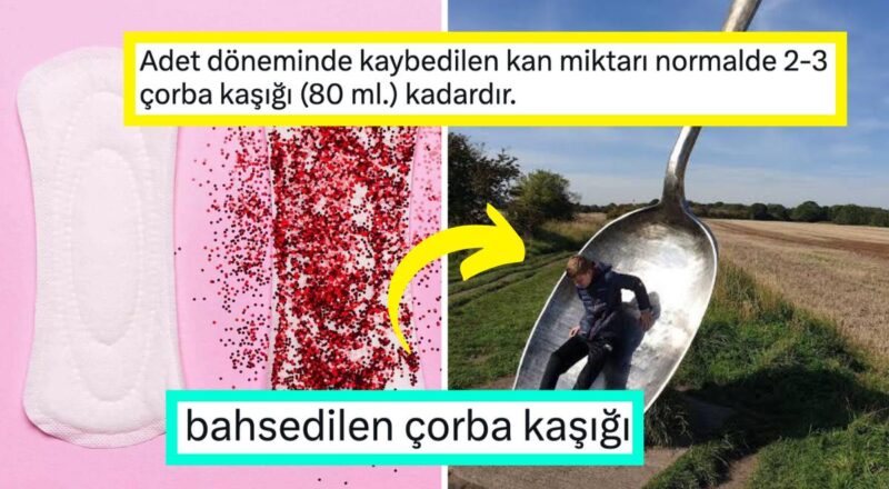 Bayanların Regl Olurken 3 Çorba Kaşığı Kan Kaybettiği Bilgisi Toplumsal Medyada Akılları Karıştırdı