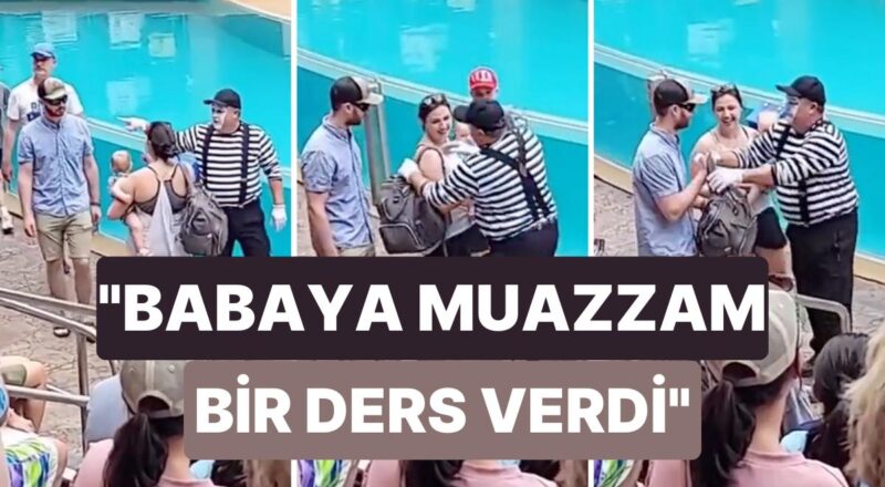 Bir Pandomim Sanatkarı Gösterisi Sırasında Yanından Geçen Babaya Asla Unutamayacağı Bir Ders Verdi