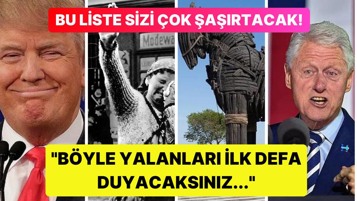 Bu Palavraların Ötesi Yok! Tarihin En Büyük 11 Palavrasını Duyunca Tamamiyle Dumur Olacaksınız! Bu Palavraların Ötesi Yok! Tarihin En Büyük 11 Palavrasını Duyunca Tamamiyle Dumur Olacaksınız!
