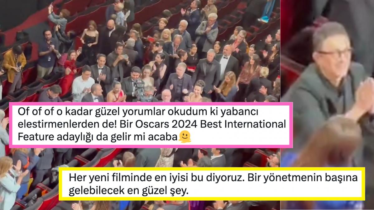 Cannes Sinema Şenliği'nde Yarışan Nuri Bilge Ceylan İmzalı 'Kuru Otlar Üstünde' Dakikalarca Ayakta Alkışlandı! Cannes Sinema Şenliği'nde Yarışan Nuri Bilge Ceylan İmzalı 'Kuru Otlar Üstünde' Dakikalarca Ayakta Alkışlandı!
