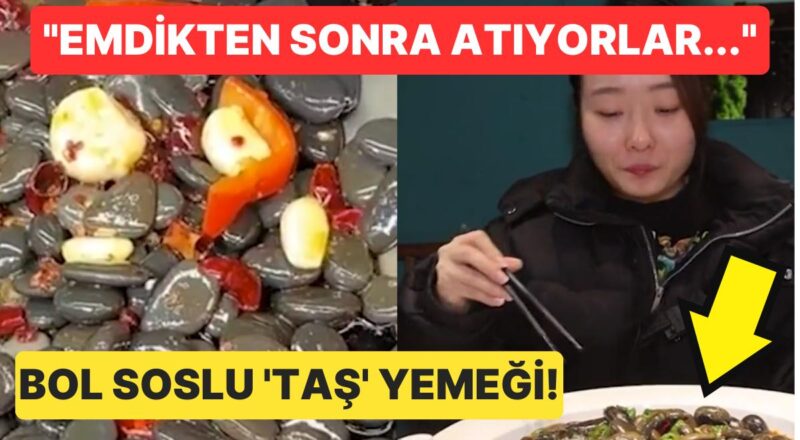Çin Sokak Lezzetleri Şaşırtmaya Devam Ediyor: Envai Çeşit Sosla Marine Edilmiş Bi' Acayip 'Taş' Kavurması!