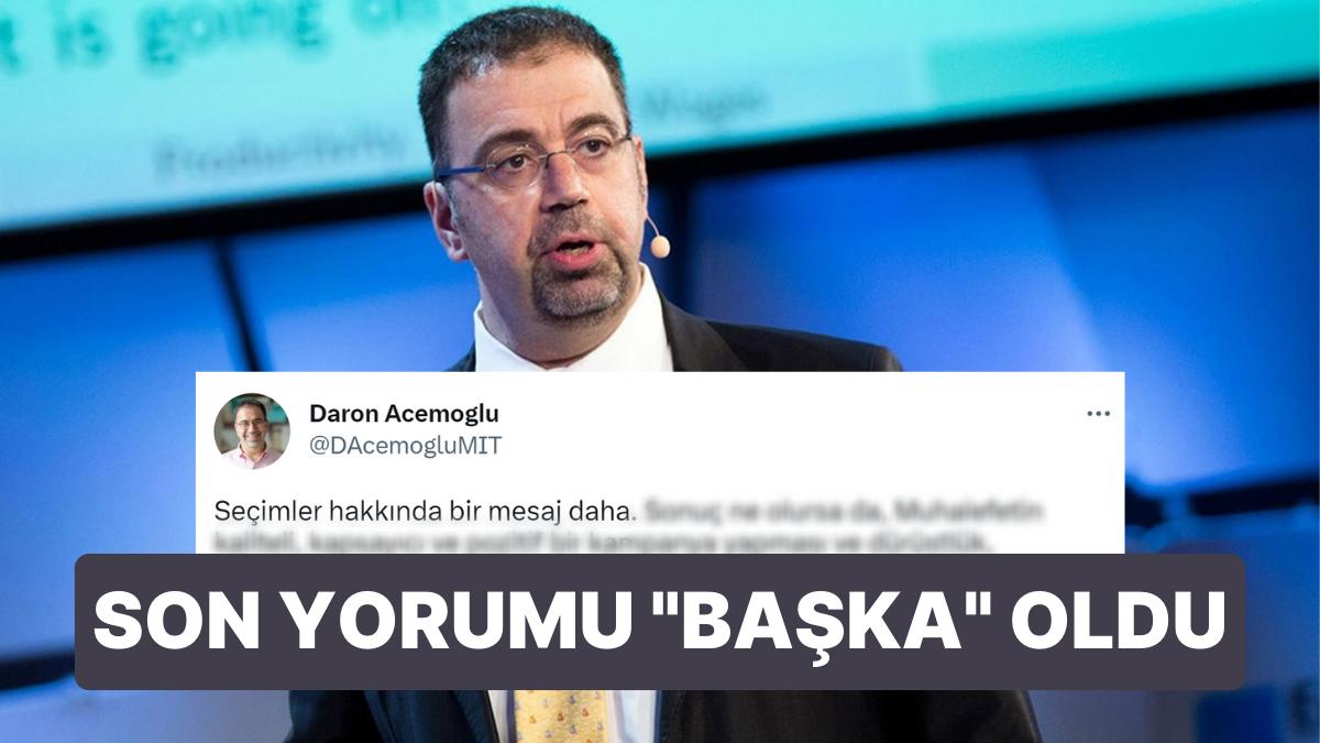 Daron Acemoğlu, Seçimler İçin Bu Kere Diğer Açıdan Bakan Bir Yorum Paylaştı Daron Acemoğlu, Seçimler İçin Bu Kere Diğer Açıdan Bakan Bir Yorum Paylaştı