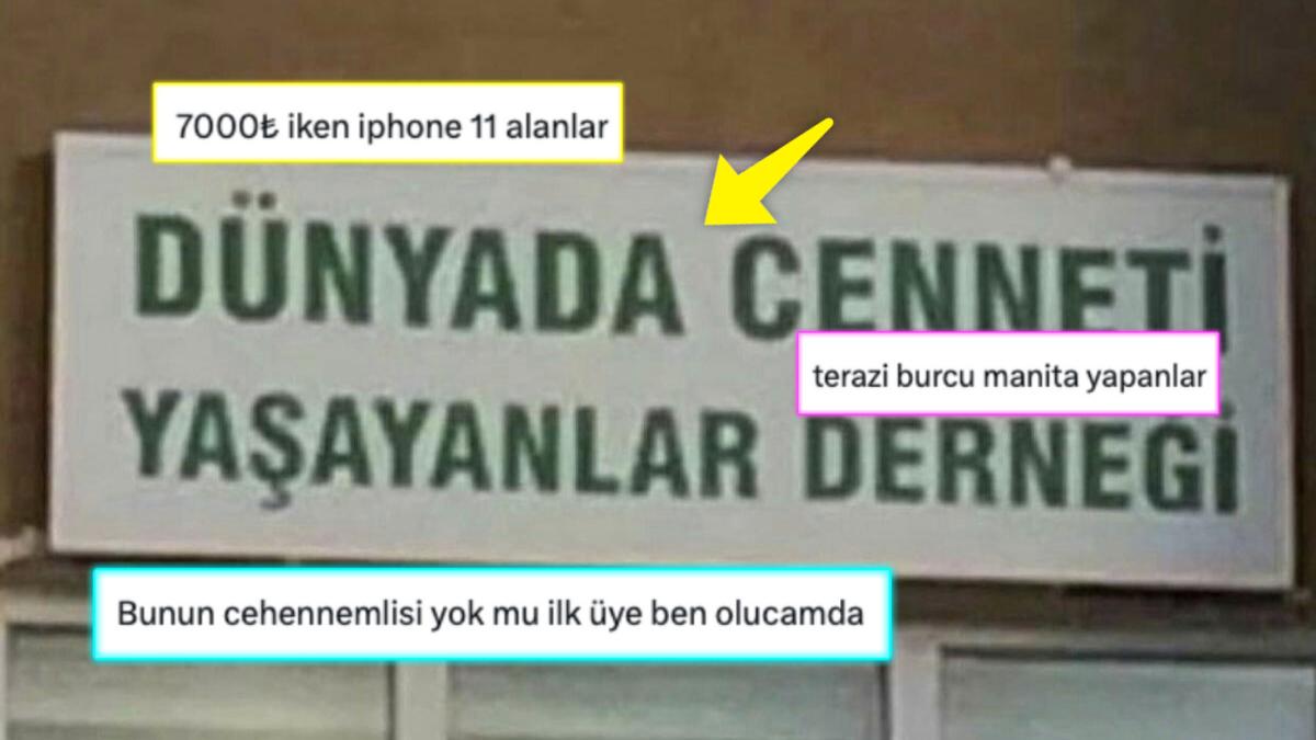 'Dünyada Cenneti Yaşayanlar Derneği'ne' Kimlerin Üye Olabileceğini Söyleyen Birbirinden Yaratıcı Cevaplar! 'Dünyada Cenneti Yaşayanlar Derneği'ne' Kimlerin Üye Olabileceğini Söyleyen Birbirinden Yaratıcı Cevaplar!