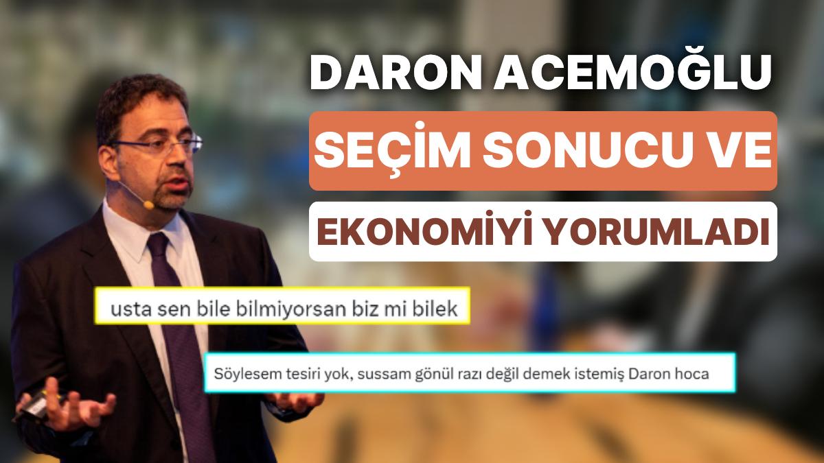 Ekonomist Daron Acemoğlu, Seçim Atmosferinde Türkiye İktisadının Geleceğini Yorumladı: "Ekonomi Paramparça" Ekonomist Daron Acemoğlu, Seçim Atmosferinde Türkiye İktisadının Geleceğini Yorumladı: "Ekonomi Paramparça"