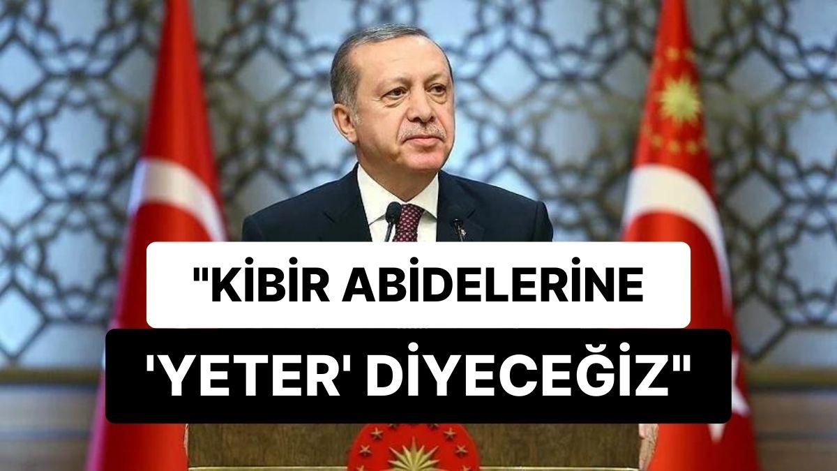 Erdoğan'dan Muhalefete 'Neşet Ertaş'lı Seçim Bildirisi: "Kibir Abidelerine 'Yeter' Diyeceğiz" Erdoğan'dan Muhalefete 'Neşet Ertaş'lı Seçim Bildirisi: "Kibir Abidelerine 'Yeter' Diyeceğiz"