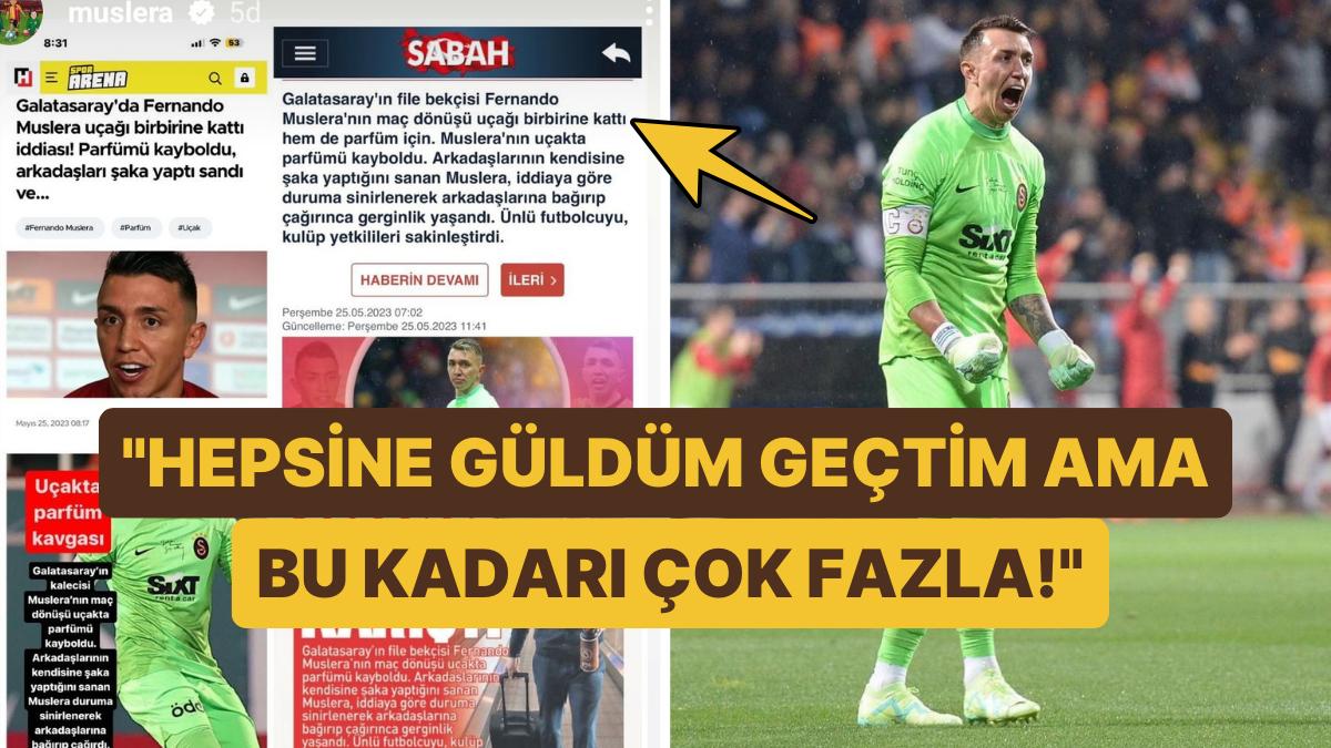 Fernando Muslera "Artık Bu Kadarı Çok Fazla" Diyerek Palavra Haberleri İfşa Etti!