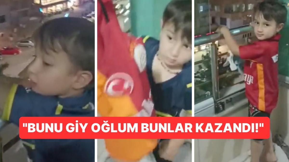 Galatasaray Şampiyonluk Kutlamalarını Boynu Bükük İzleyen Oğluna Dayanamayan Anne Oğlunu Galatasaraylı Yaptı