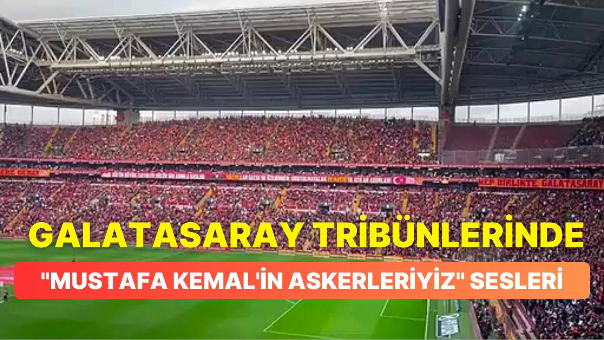 Galatasaray Taraftarı Sivasspor Maçında Tribünleri “Mustafa Kemal’in askerleriyiz” Sloganları ile İnletti Galatasaray Taraftarı Sivasspor Maçında Tribünleri “Mustafa Kemal’in askerleriyiz” Sloganları ile İnletti