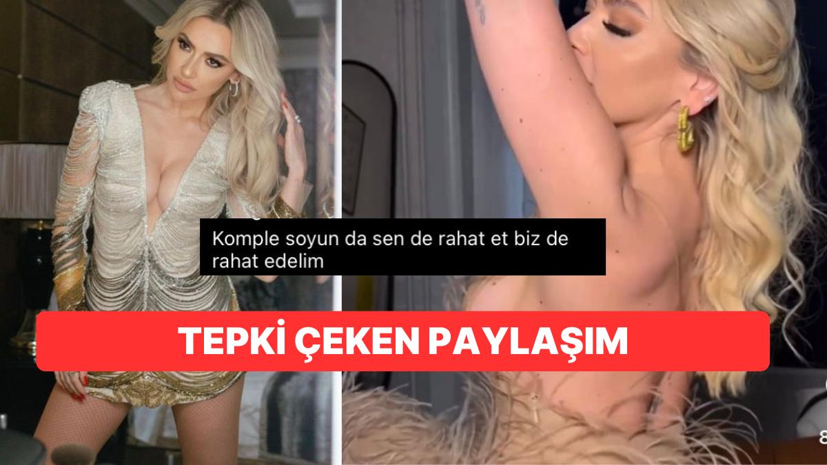 Hadise'den Olay Yaratan Paylaşım! 2023 Yılını Paylaştığı Tezli Pozlarıyla Özetledi