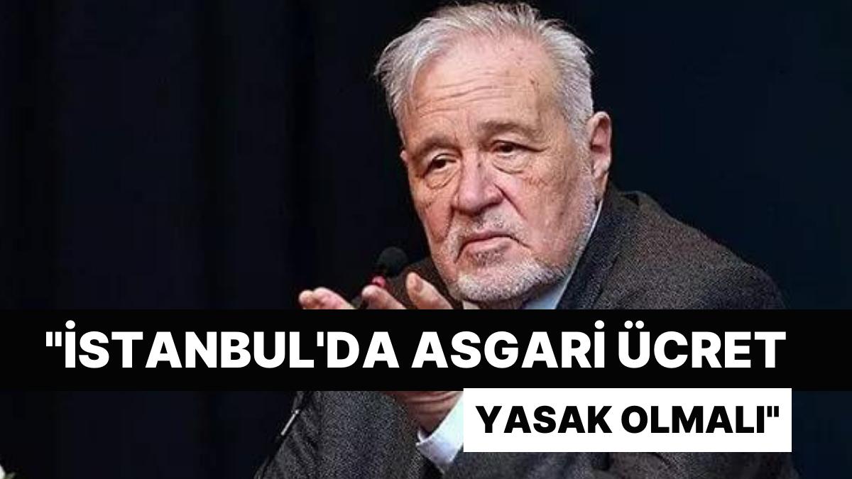 İlber Ortaylı, İstanbul'da Minimum Fiyatın Yasaklanmasını İstedi İlber Ortaylı, İstanbul'da Minimum Fiyatın Yasaklanmasını İstedi