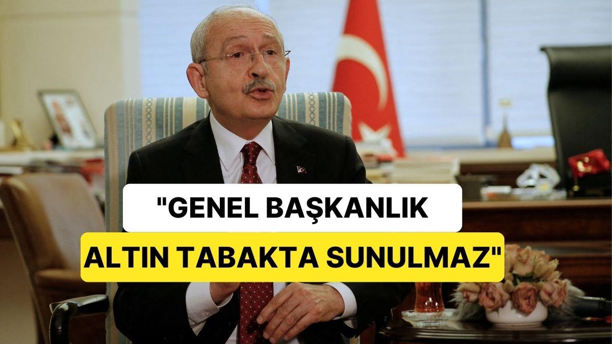 Kılıçdaroğlu "Değişim" Diyenlere Kurultayı Adres Gösterdi Kılıçdaroğlu "Değişim" Diyenlere Kurultayı Adres Gösterdi