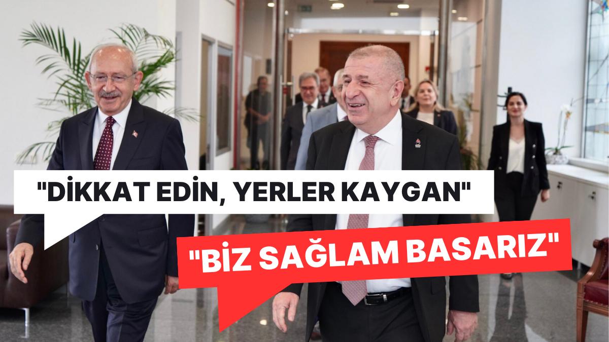 Kılıçdaroğlu ile Özdağ Seçim Sonrası Birinci Kere Yan Yana: Özdağ'a Girişte "Yerler Kaygan" Uyarısı Kılıçdaroğlu ile Özdağ Seçim Sonrası Birinci Kere Yan Yana: Özdağ'a Girişte "Yerler Kaygan" Uyarısı
