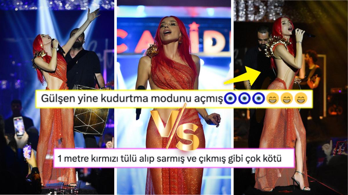 Kırmızı Transparan Bir Kıyafetle Sahneye Çıkan Gülşen Tekrar Toplumsal Medyaya Damgasını Vurdu Kırmızı Transparan Bir Kıyafetle Sahneye Çıkan Gülşen Tekrar Toplumsal Medyaya Damgasını Vurdu