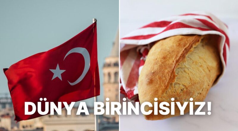 Kişi Başına Yıllık Ekmek Tüketiminde Türkiye Çok Büyük Bir Farkla Dünya Birincisi Oldu!