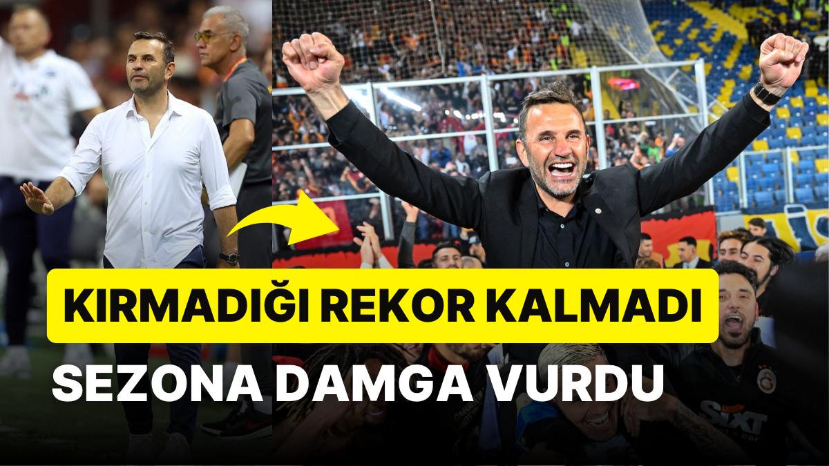 Kulüp Tarihine Geçti! Galatsaray'da Teknik Yönetici Okan Buruk'un Bu Dönem Yakaladığı Muvaffakiyetler