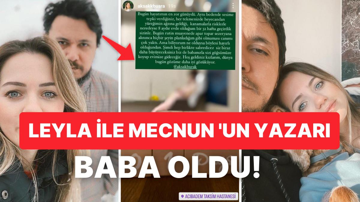 Leyla İle Mecnun'un Senaristi Burak Aksak ve Eşi Büşra Aksak, İkiz Bebeklerini Kucaklarına Aldı! Leyla İle Mecnun'un Senaristi Burak Aksak ve Eşi Büşra Aksak, İkiz Bebeklerini Kucaklarına Aldı!