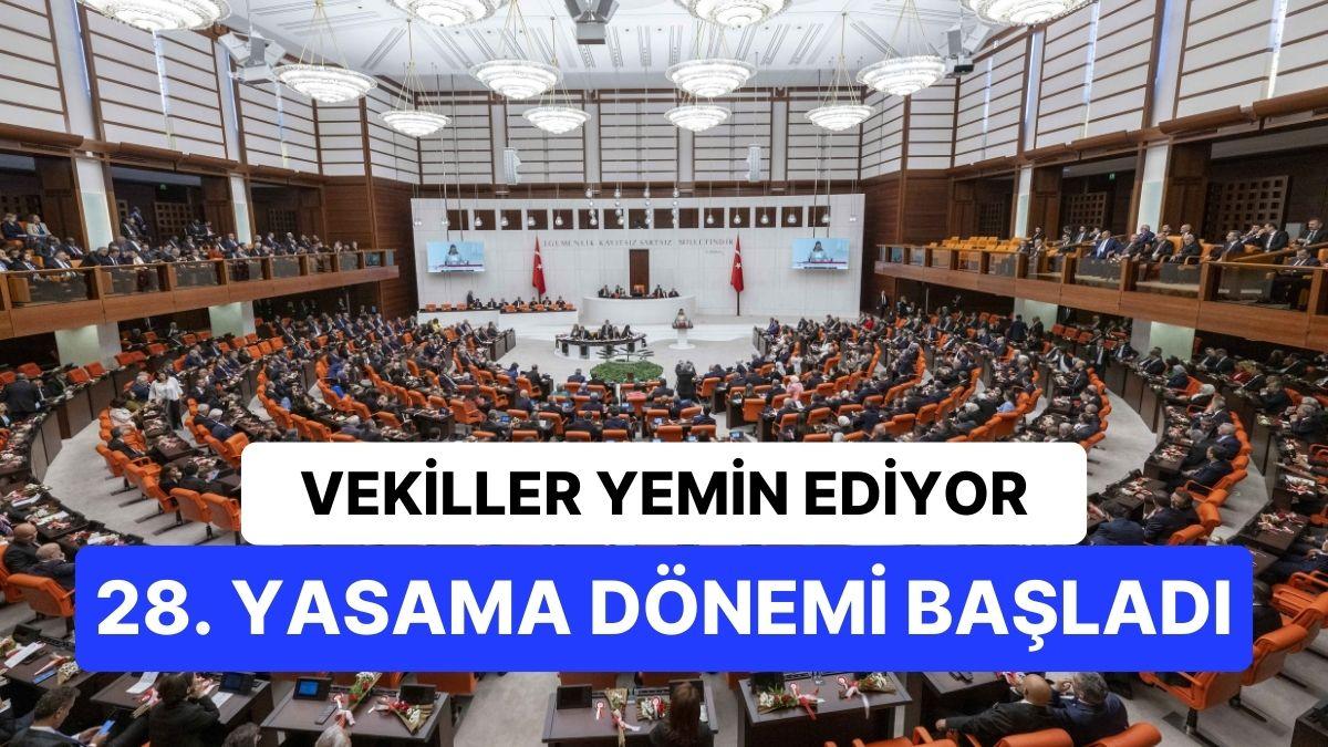 Meclis'te Yeni Periyot Düzenlenen Merasimle Başladı