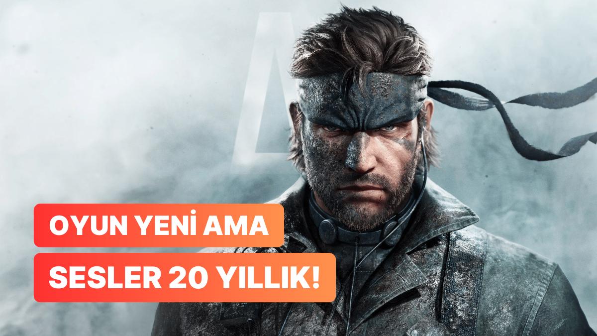 Metal Gear Solid 3 Remake'te Sesler Birebir Eski Oyundan Olacak: Biraz Çabala Be Konami Metal Gear Solid 3 Remake'te Sesler Birebir Eski Oyundan Olacak: Biraz Çabala Be Konami