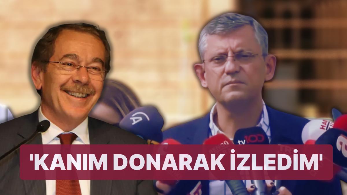 Özgür Özel'den Abdüllatif Şener Çıkışı! 'Kanım Donarak İzledim, CHP'lilere Özür Borcumuz Var' Özgür Özel'den Abdüllatif Şener Çıkışı! 'Kanım Donarak İzledim, CHP'lilere Özür Borcumuz Var'