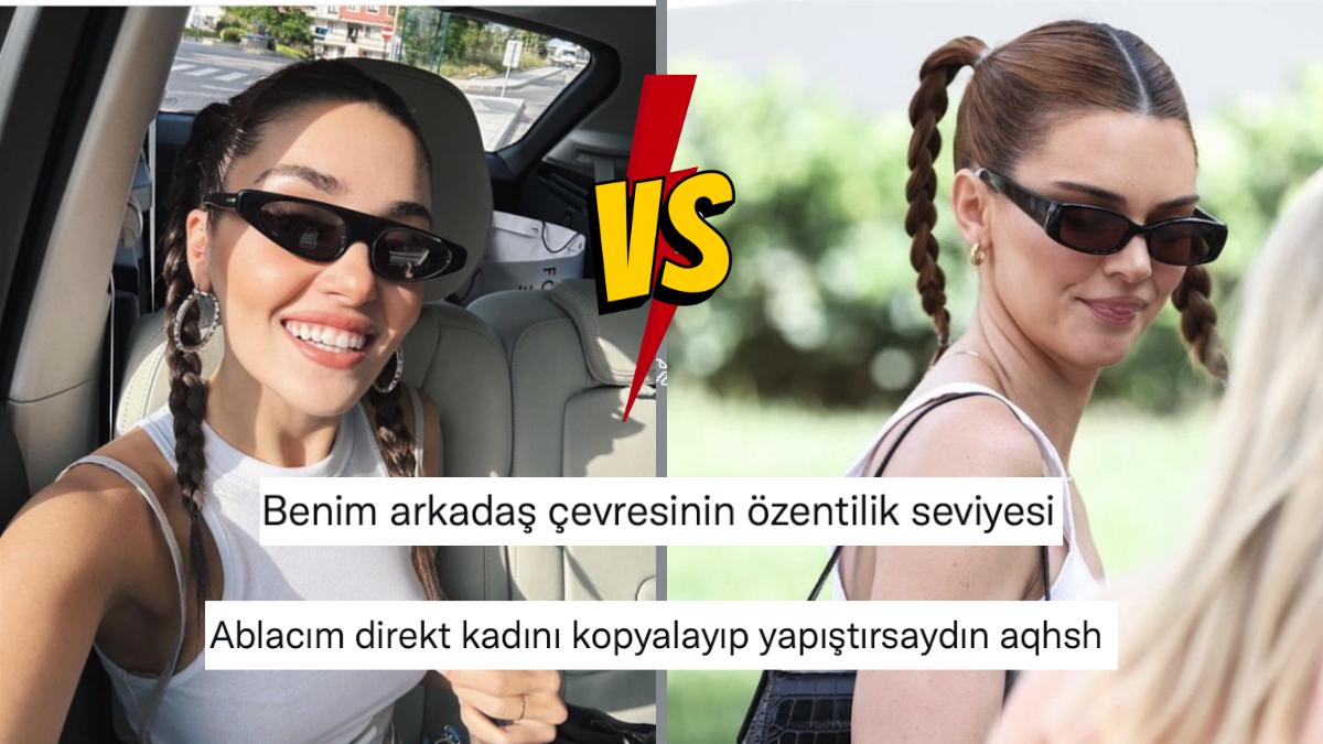Saç Modelinden Kombinine Her Şeyiyle Kendall Jenner'a Benzeyen Hande Erçel'in Pozlarına Gelen Komik Tepkiler! Saç Modelinden Kombinine Her Şeyiyle Kendall Jenner'a Benzeyen Hande Erçel'in Pozlarına Gelen Komik Tepkiler!