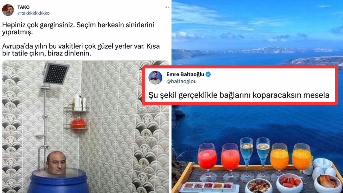 Seçim Gerginliğini Atmak İçin Avrupa'da Tatil Öneren Kullanıcıya Gelen Karşılıklara Bakmalısınız! Seçim Gerginliğini Atmak İçin Avrupa'da Tatil Öneren Kullanıcıya Gelen Karşılıklara Bakmalısınız!