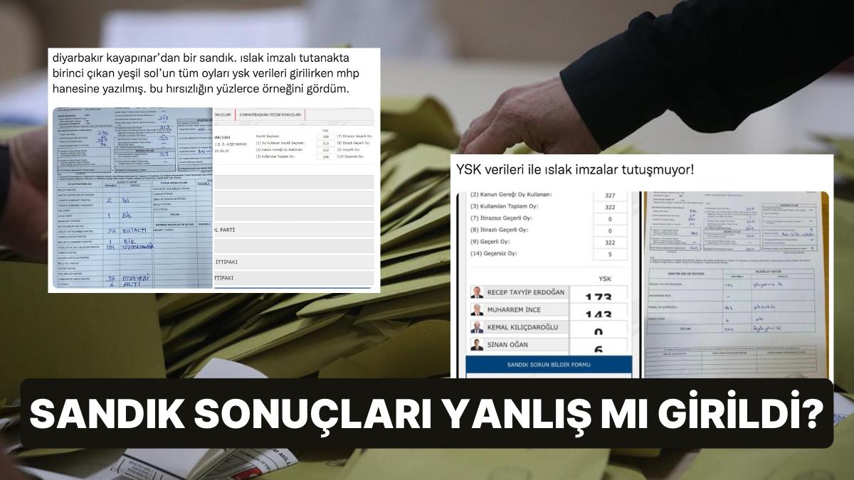 Seçim Sonuçlarında Bir Zıtlık Olduğunu Düşünen Toplumsal Medya Kullanıcılarının 'Tutanak' Paylaşımları