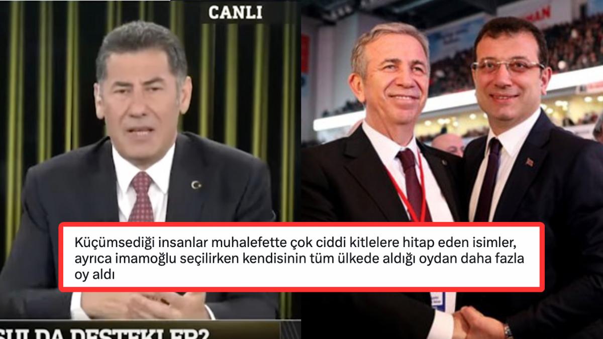 Sinan Oğan'ın Mansur Yavaş ve Ekrem İmamoğlu Sorusuna Verdiği Cevap Tartışma Yarattı! Sinan Oğan'ın Mansur Yavaş ve Ekrem İmamoğlu Sorusuna Verdiği Cevap Tartışma Yarattı!