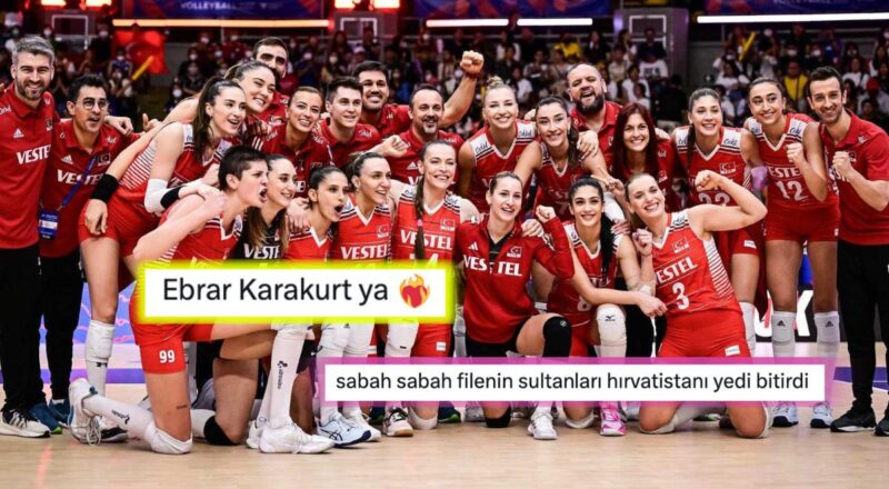 Filenin Sultanları Set Vermeden Kazandı! Hırvatistan Maçına Gelen Reaksiyonlar