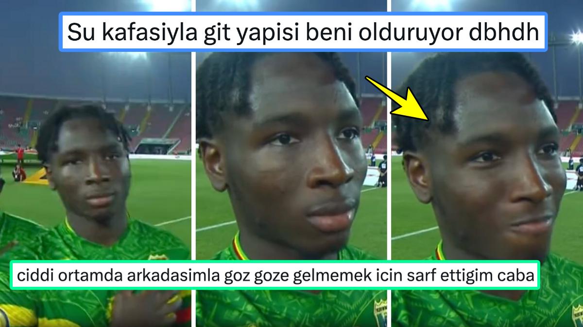 Ulusal Marş Okunurken Kameramanın Kurban Olarak Seçtiği Futbolcunun Gülmemeye Çalıştığı Kahkaha Attıran Anlar Ulusal Marş Okunurken Kameramanın Kurban Olarak Seçtiği Futbolcunun Gülmemeye Çalıştığı Kahkaha Attıran Anlar