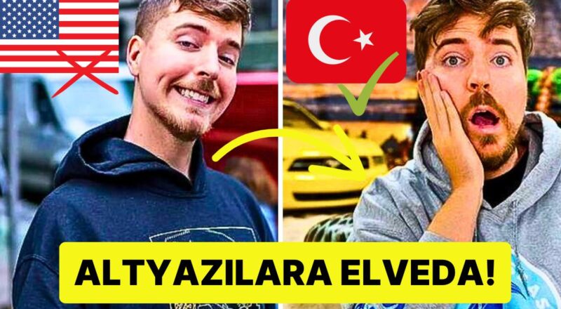 Youtube'da Dublajlı Görüntüler Periyodu Başladı! Programa Dahil Olan Birinci İsim MrBeast Oldu!