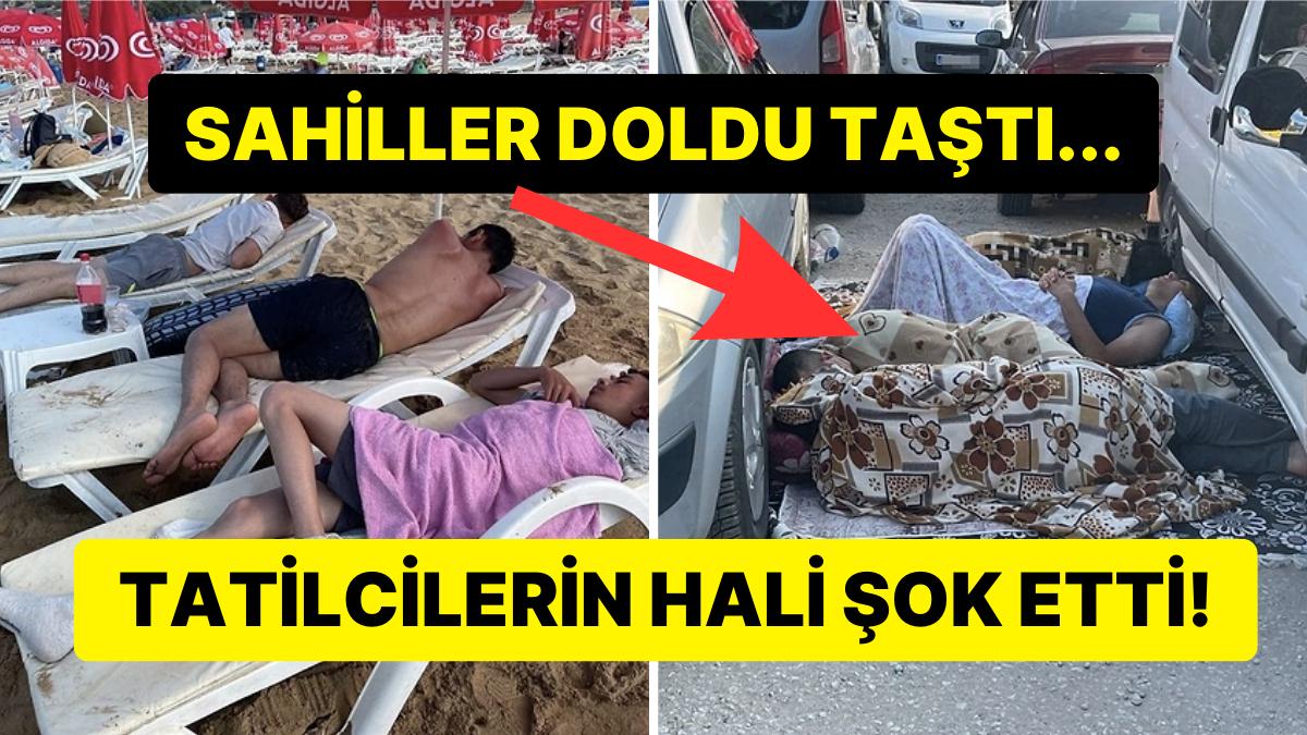 9 Günlük Tatilde Otellerde Yer Olmadığı Halde Denize Gidenlerin Araçlarda Sabahladığı Manzaralar Gündemde 9 Günlük Tatilde Otellerde Yer Olmadığı Halde Denize Gidenlerin Araçlarda Sabahladığı Manzaralar Gündemde