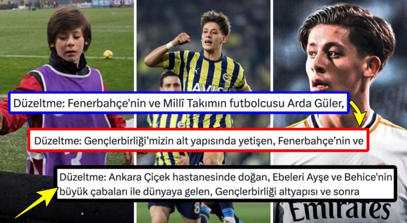 Arda Güler Transferinde İsminin Geçmemesine İçerleyen Fenerbahçe'nin Yaptığı "Düzeltme" Yeni Bir Akıma Dönüştü