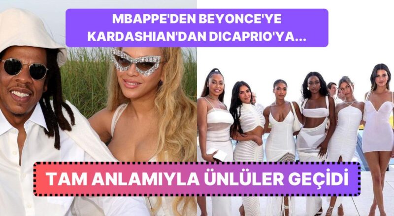 Birbirinden Ünlü Toplam 350 İsmin Katıldığı Milyon Dolarlık Partiden İhtişam Dolu İmgeler