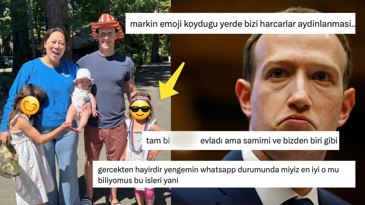 Çocuklarının Yüzünü WhatsApp'taki Yengeler Üzere Emojiyle Kapatan Mark Zuckerberg'e Gelen Efsane Reaksiyonlar Çocuklarının Yüzünü WhatsApp'taki Yengeler Üzere Emojiyle Kapatan Mark Zuckerberg'e Gelen Efsane Reaksiyonlar
