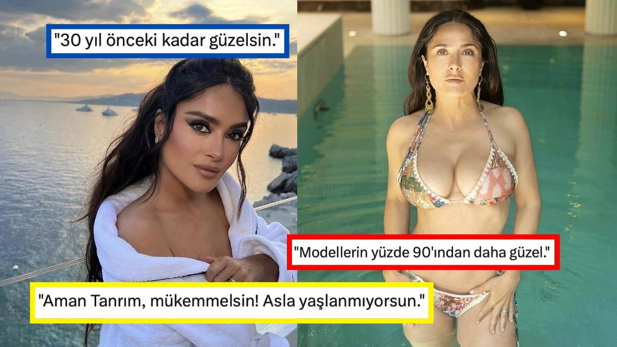 Hoşluğu Lisanlara Destan 56 Yaşındaki Salma Hayek, Bikinili Pozuyla Ortalığı Kasıp Kavurdu! Hoşluğu Lisanlara Destan 56 Yaşındaki Salma Hayek, Bikinili Pozuyla Ortalığı Kasıp Kavurdu!