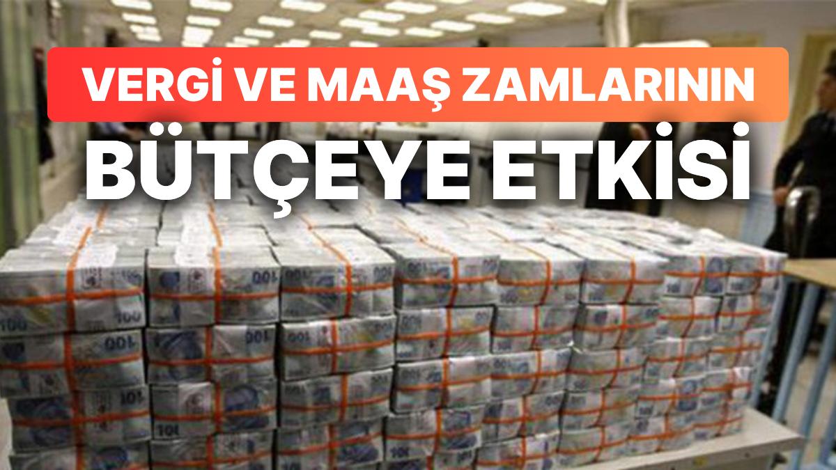 Maaş Artırımları ve Vergilerdeki Artışların Bütçeye Tesirleri Belirli Oldu Maaş Artırımları ve Vergilerdeki Artışların Bütçeye Tesirleri Belirli Oldu