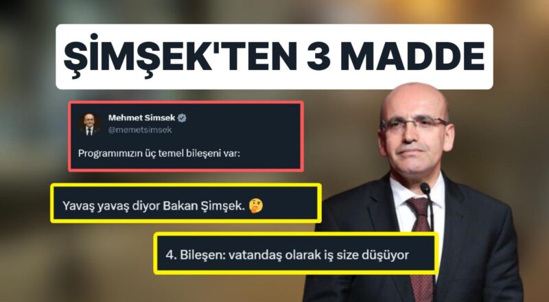 Mehmet Şimşek, 3 Unsurda İktisat Programının Temellerini Attı: 'Nas'ı Unuttu!