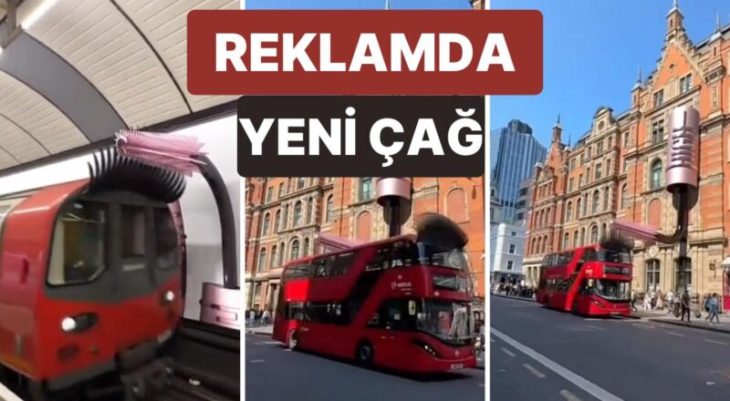 Reklamda Yeni Çağ! Çanta Otobüslerden Sonra Metro ve Otobüsün Kirpiklerini Boyayan Rimel Büyük Beğeni Topladı