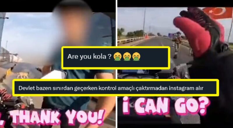 Sondan Motoruyla Geçen Bayanın Türkiye Gümrüğünde Yaşadıkları Toplumsal Medyada Reaksiyonlara Neden Oldu