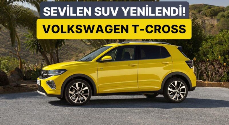 Volkswagen'den Bir Yeni Araç Daha: Tasarımı ile Büyüleyen 2024 T-Cross SUV Tanıtıldı!