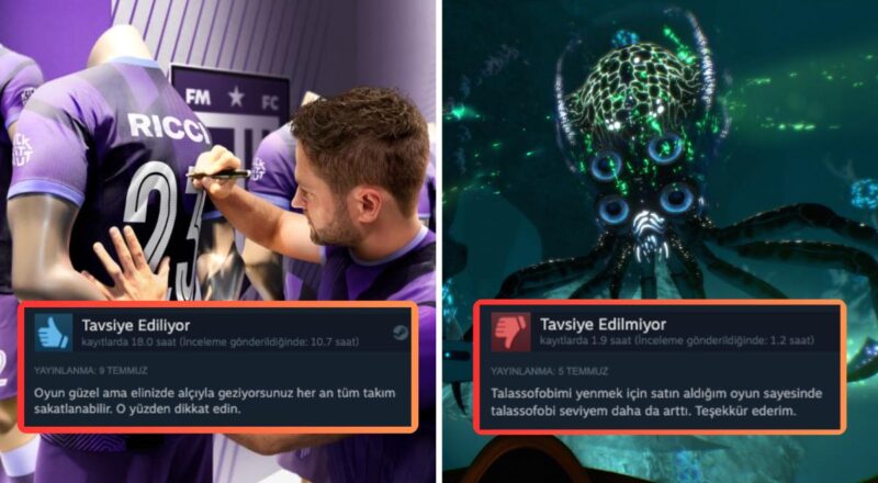 Alçı Yapan Teknik Yöneticiden Deniz Korkusuna Haftanın En Komik Steam Yorumları