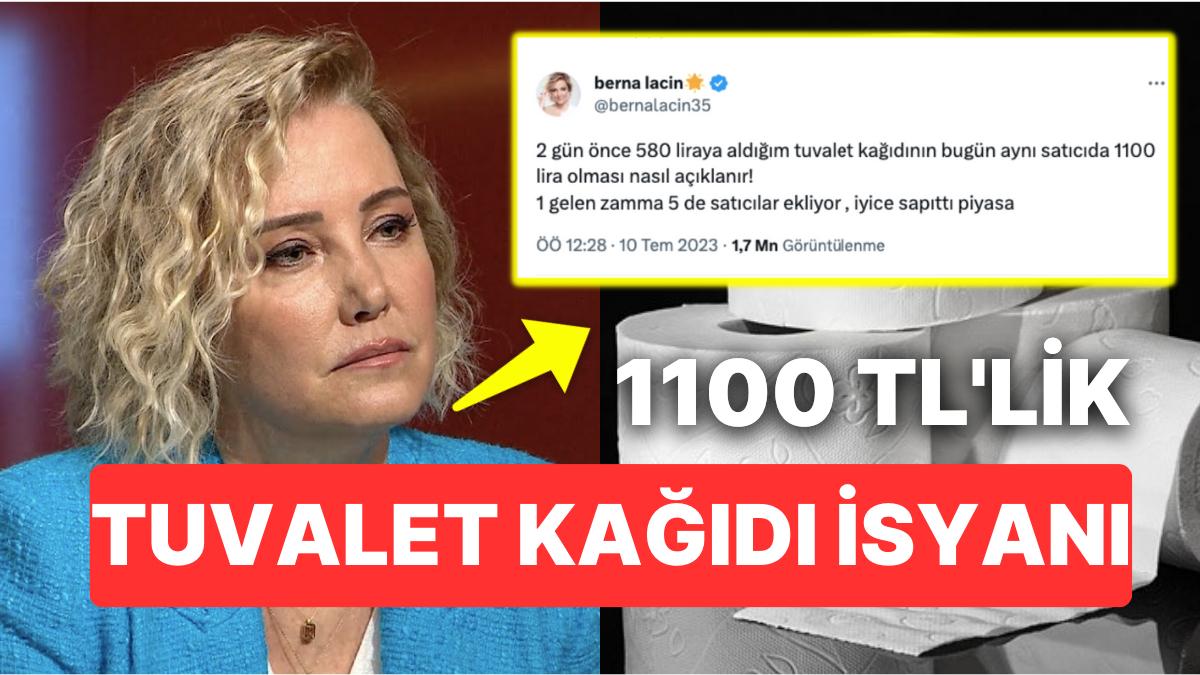 Berna Laçin İki Günde Artırım Gelen Tuvalet Kağıdı Fiyatlarına İsyan Etti