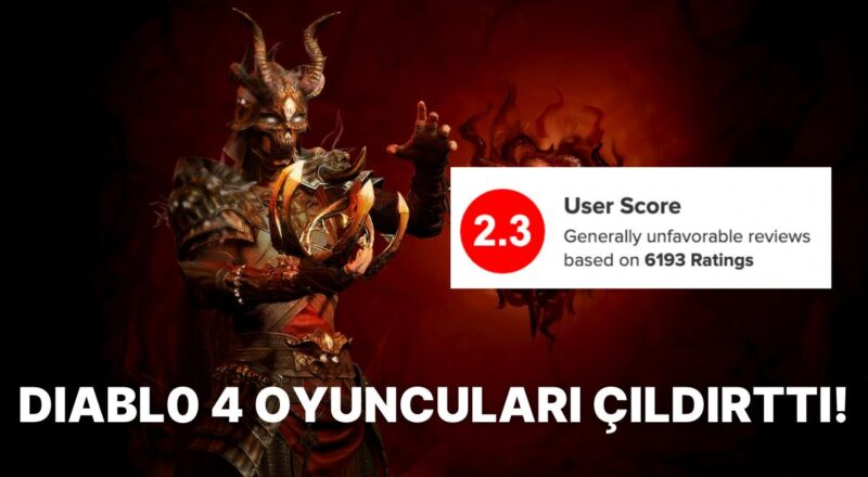 Diablo 4'ün Birinci Dönemi Problemlerle Başladı, Oyunun Puanı Çakıldı
