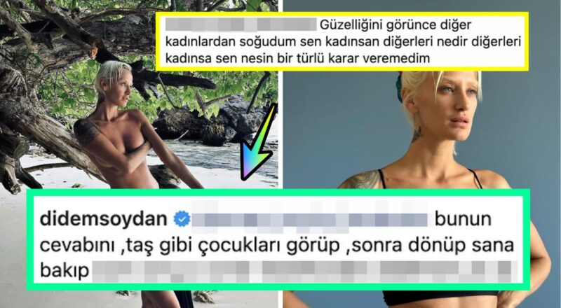 Didem Soydan, Kendisini Överken Öbür Bayanları Aşağılayan Erkek Bireye Kapak Üzere Bir Karşılık Verdi!
