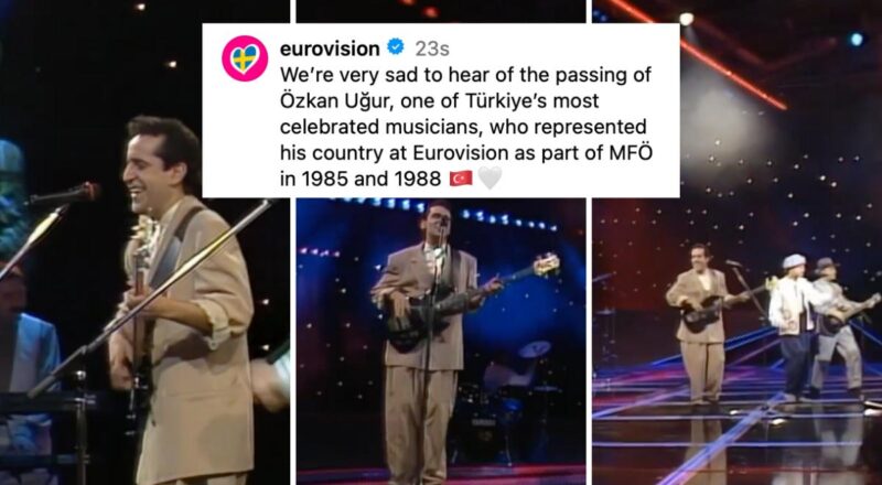 Eurovision Resmi Hesabı Özkan Uğur İçin Kederlerini Lisana Getirdikleri Bir Paylaşım Yaptı