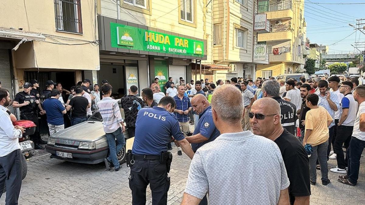 HÜDA PAR Adana Vilayet Başkanlığı'na Atak: 1 Meyyit 1 Yaralı HÜDA PAR Adana Vilayet Başkanlığı'na Atak: 1 Meyyit 1 Yaralı