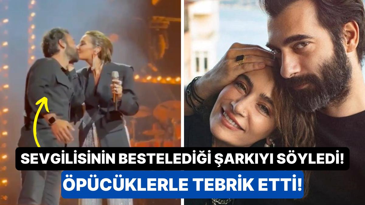 İlker Kaleli'nin Bestelediği Metelik Müziğini Seslendiren Sıla Sevgilisini Öpücüklerle Tebrik Etti!