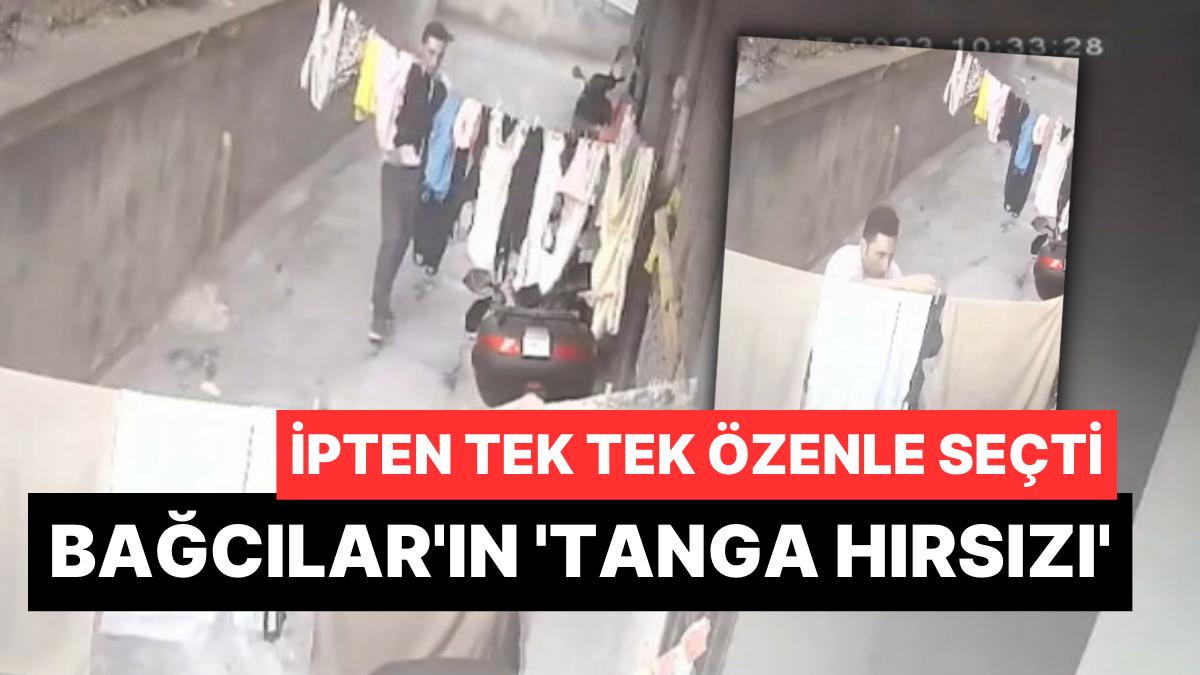 İpteki Bayan İç Çamaşırlarını Çalan Kişi Kameraya Yakalandı İpteki Bayan İç Çamaşırlarını Çalan Kişi Kameraya Yakalandı