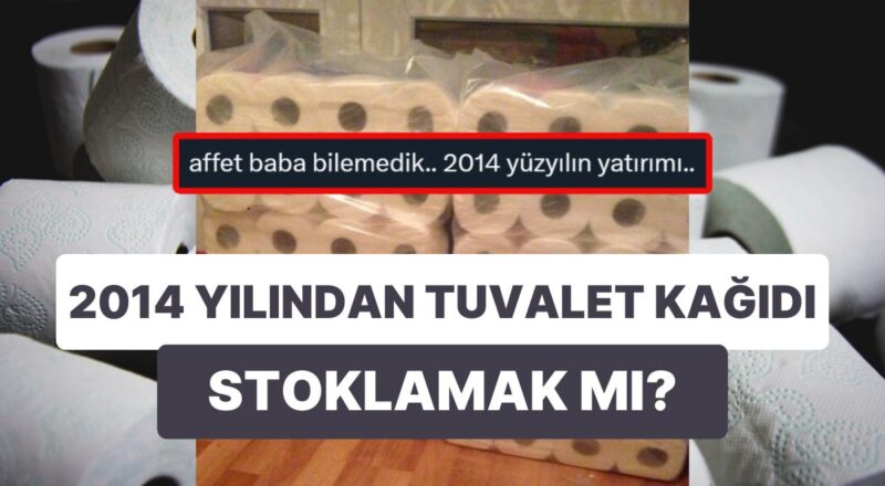 KDV Artırımları Sonrası Yatırımlık Tuvalet Kağıdı Stoklayan Babanın İleri Görüşlülüğüne Hürmet Duyuldu