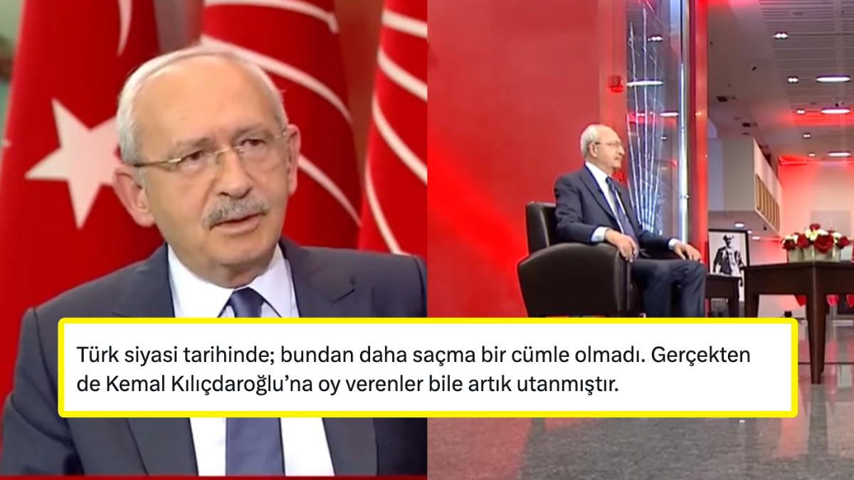 Kemal Kılıçdaroğlu'nun 'Gelsin Artık Seçim Yapsınlar' Açıklamasına Reaksiyon Yağdı! Kemal Kılıçdaroğlu'nun 'Gelsin Artık Seçim Yapsınlar' Açıklamasına Reaksiyon Yağdı!